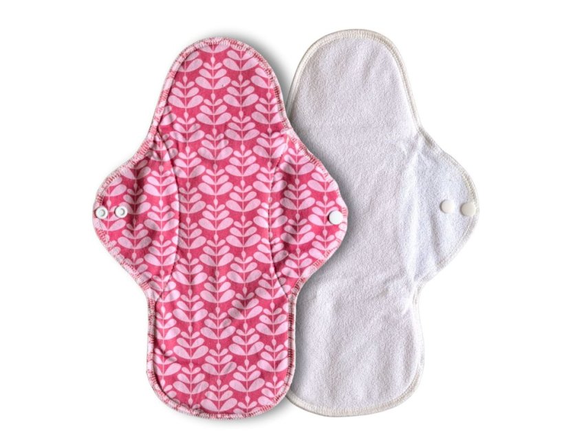 Maxi látkové menstruační vložky s křidélky | Různé barvy