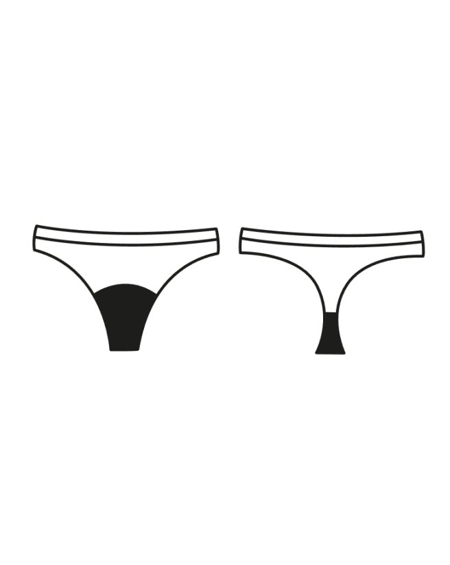 ECOMODI |  Premium menstruační tanga S-XL